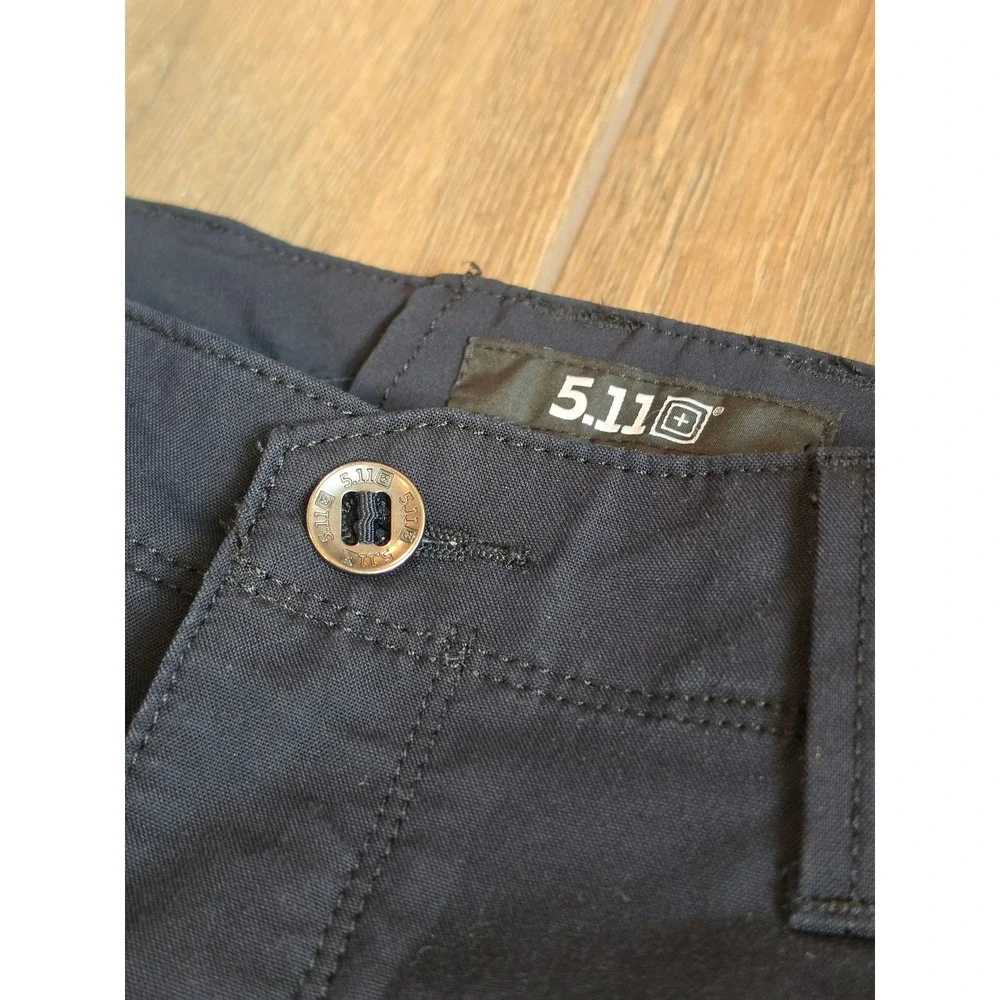 5.11 Tactical Mens Black Cargo Pants Straight Leg 32x34 Outdoor Work Trousers